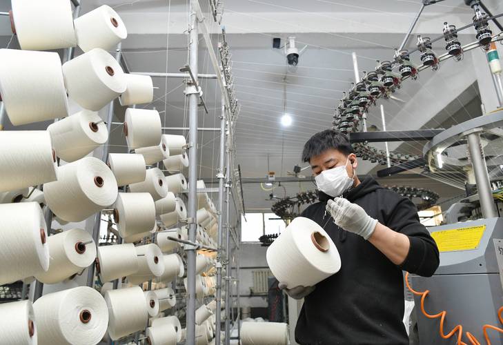 河北肃宁 针纺服装业订单生产忙，针纺织品产业跑出加速度